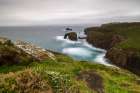 United Kingdom, England, Cornwall. Penzanze, Enos Dodnan Arch in Lands End. Art Print